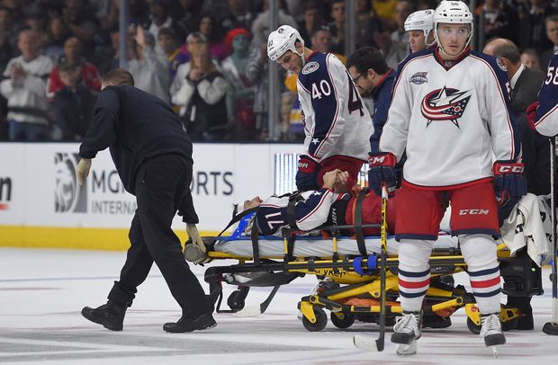 Mezi zraněnými se letos na chvíli ocitl i útočník Nick Foligno. Mezi zraněnými se letos na chvíli ocitl i útočník Nick Foligno.