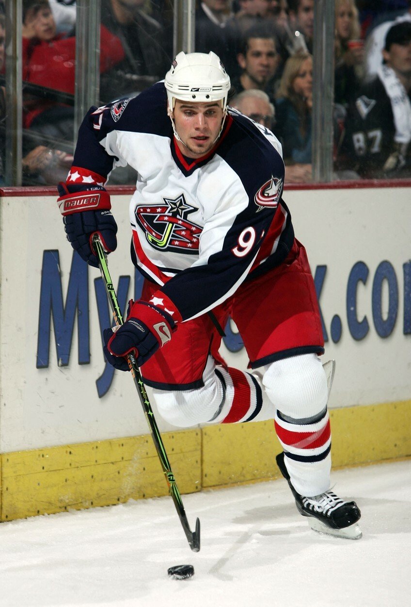Columbus si vybral českého zadáka Rostislava Kleslu na draftu NHL 2000 ze čtvrtého místa