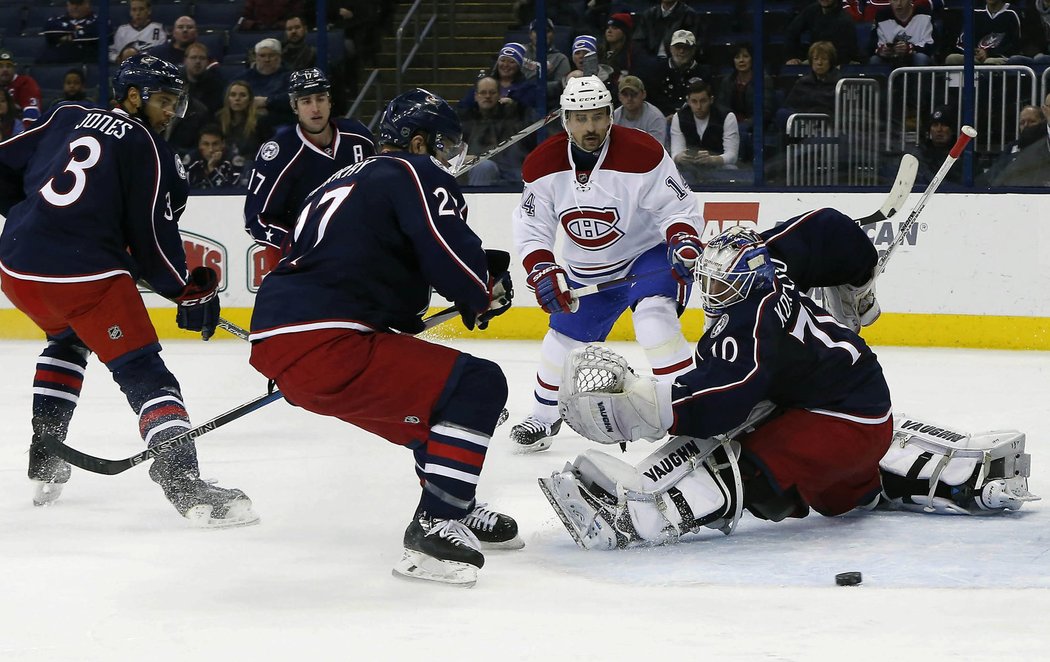 Tomáš Plekanec si proti Blue Jackets připsal dva záporné body