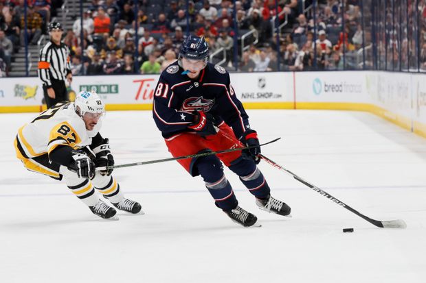 Stanislav Svozil při debutu v NHL proti Pittsburghu Stanislav Svozil při debutu v NHL proti Pittsburghu