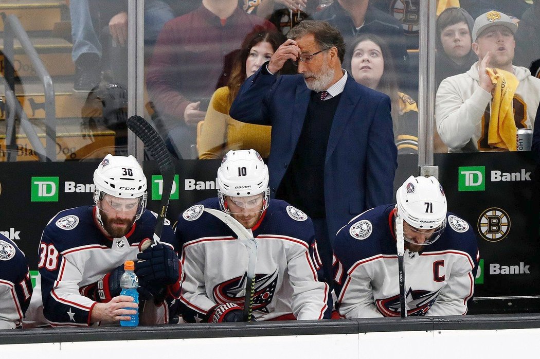 John Tortorella na střídačce Columbusu (archiv)