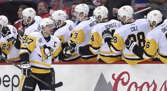 Crosby řádil a Pittsburgh sejmul Washington. Slaví i Ottawa