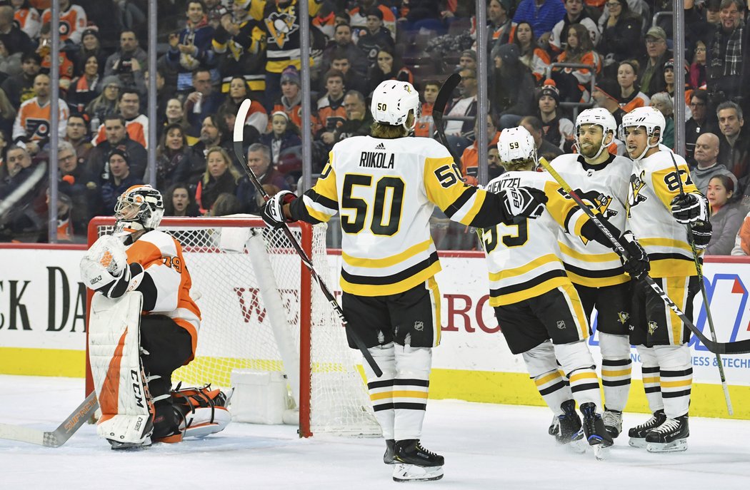 Třemi body za gól a dvě nahrávky se na triumfu Penguins podílel Sidney Crosby.