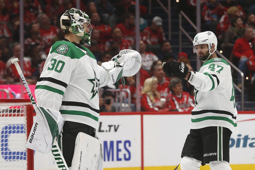 Dallas vyhrál ve Washingtonu a Ben Bishop s Alexandrem Radulovem slaví první výhru sezony