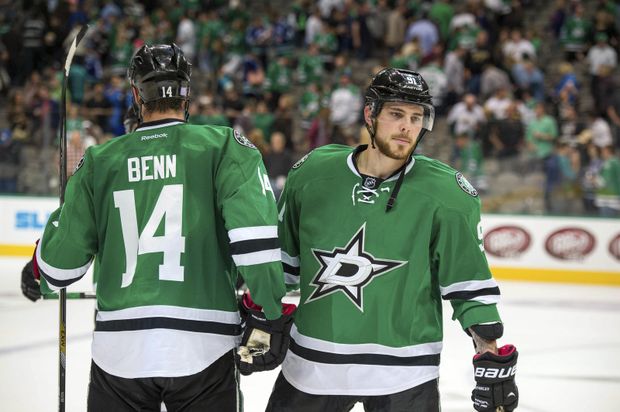 Tyler Seguin a Jamie Benn tvoří na ledě nerozlučnou dvojici. Tyler Seguin a Jamie Benn tvoří na ledě nerozlučnou dvojici.