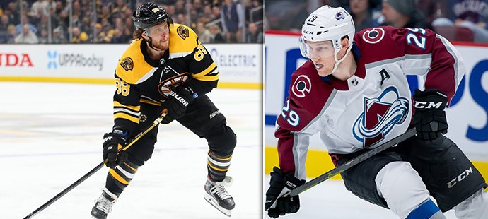 David Pastrňák a Nathan MacKinnon patří k hráče s nejvýhodnějšími smlouvami v NHL