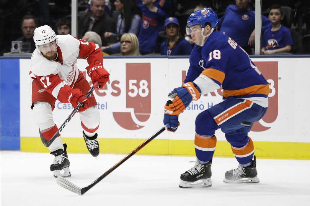 Filip Hronek trefil proti New York Islanders devátý gól v sezoně