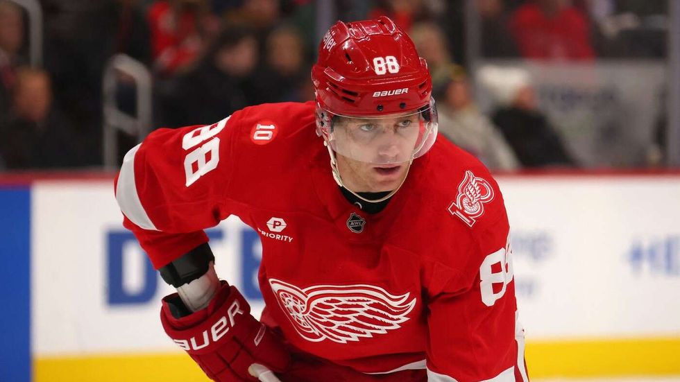 Patrick Kane v dresu Detroitu