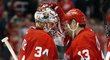 Petr Mrázek a Pavel Dacjuk jsou tahouny Red Wings