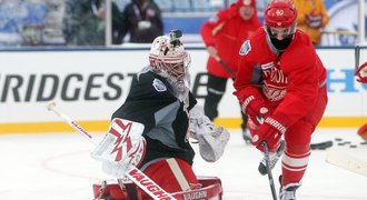 Mráz mi šel po zádech, říká brankář Mrázek o Winter Classic