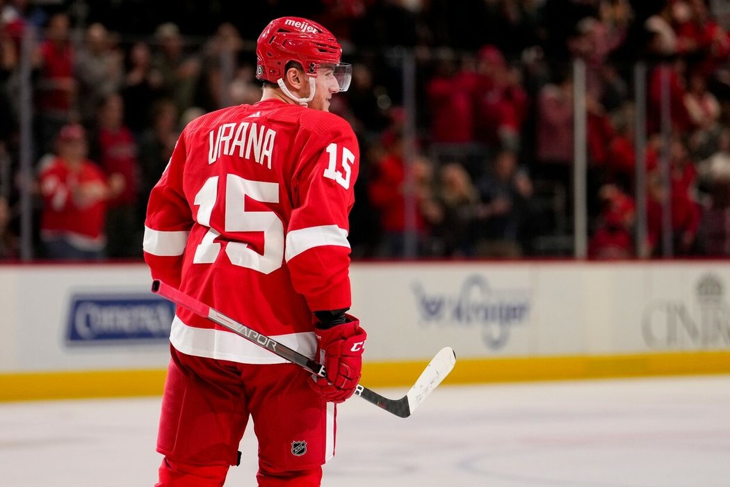 Jakub Vrána by mohl znovu válet v NHL za Detroit...