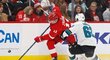 Filip Zadina během svého prvního utkání v NHL