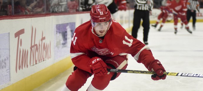 Filip Zadina byl prvním úspěšným střelcem proti Los Angeles