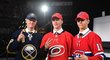 Top trojka letošního draftu: Rasmus Dahlin (Buffalo), Andrej Svečnikov (Carolina), Jesperi Kotkaniemi (Montreal)