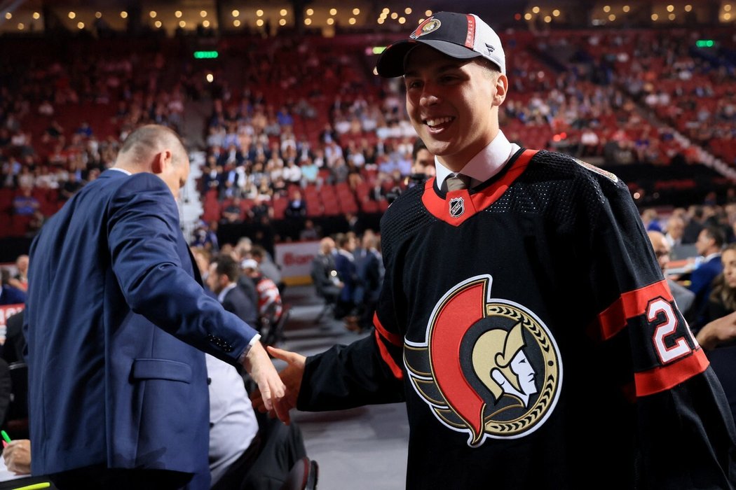 Tomáše Hamaru mladšího si na letošním draftu NHL vybrala Ottawa z 87. místa