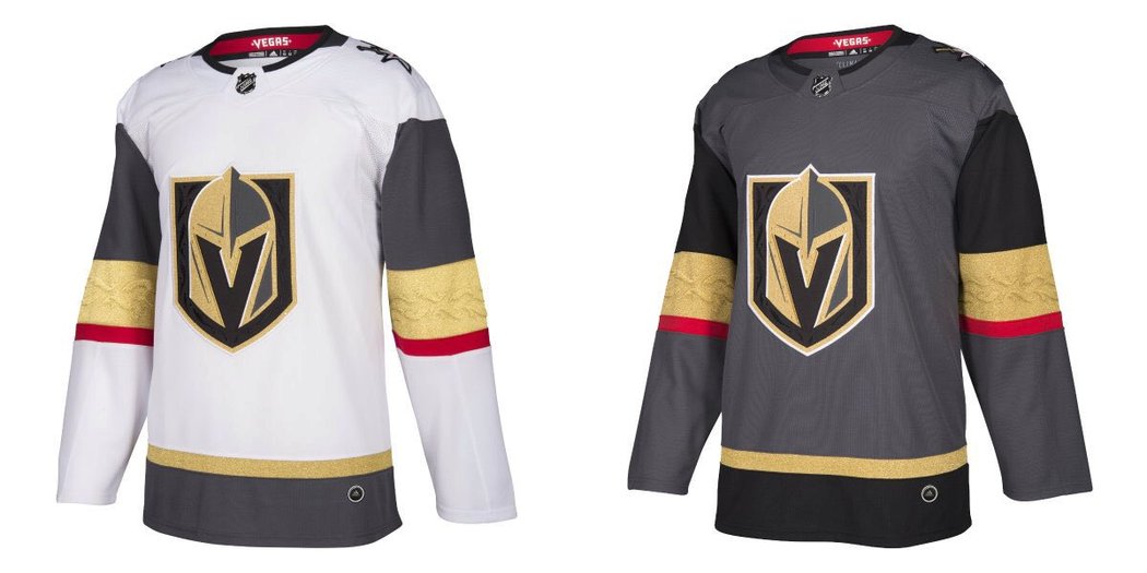 Takhle vypadají dresy nového týmu Las Vegas Golden Knights