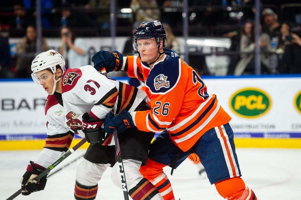 Colby Cave nastoupil ke 44 duelům za farmářský tým Edmontonu.