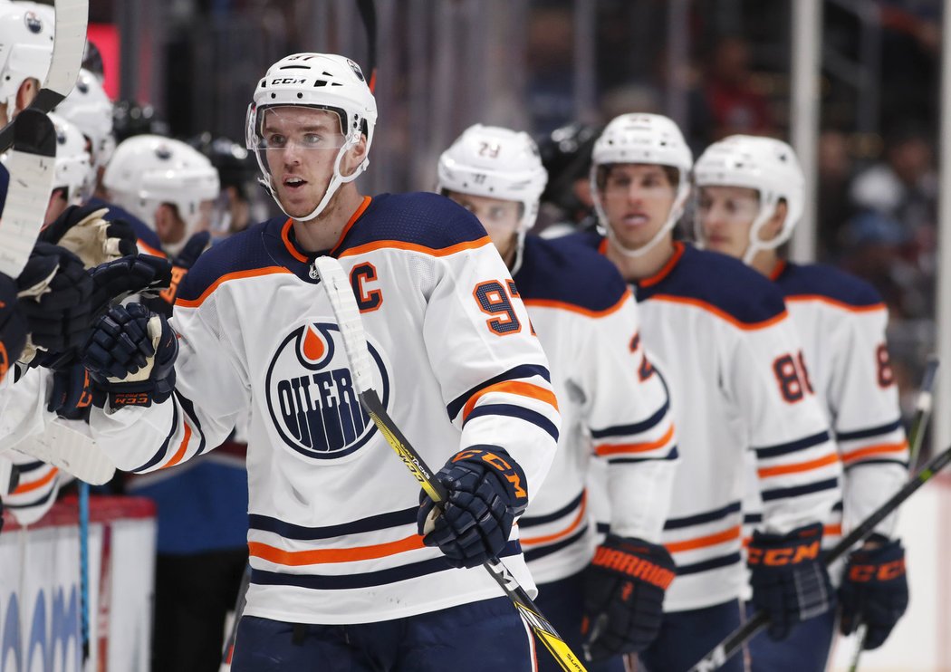 Connor McDavid proti Coloradu vstřelil svůj třetí hattrick v sezoně