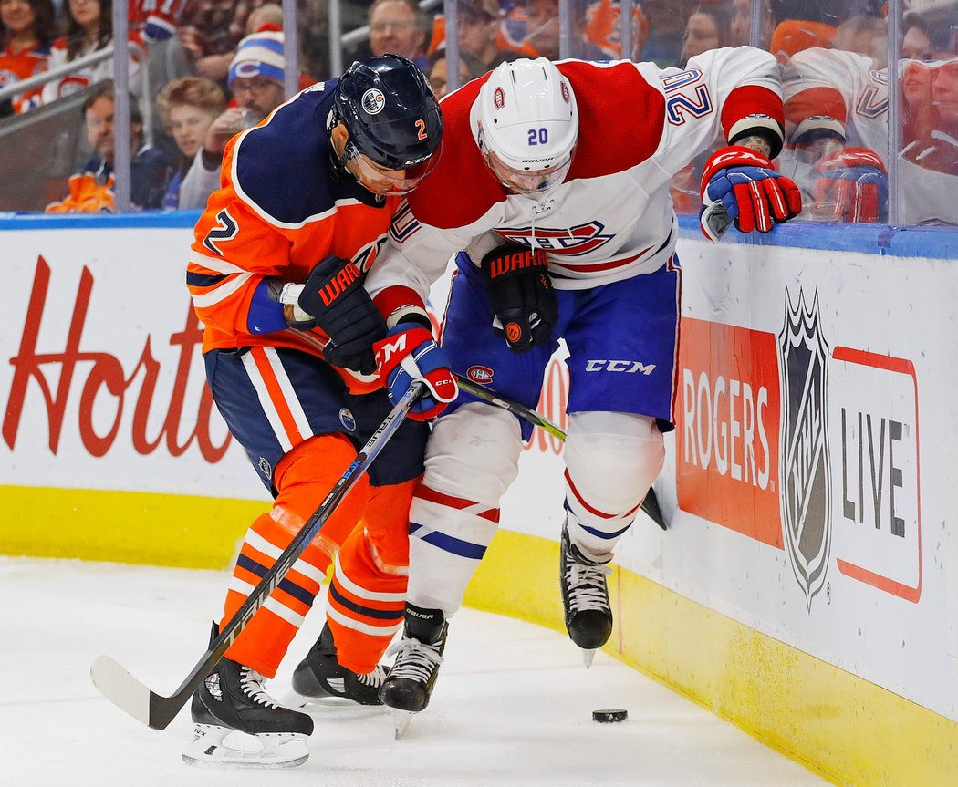 Kanadské derby mezi Edmontonem a Montrealem skončilo výhrou Oilers