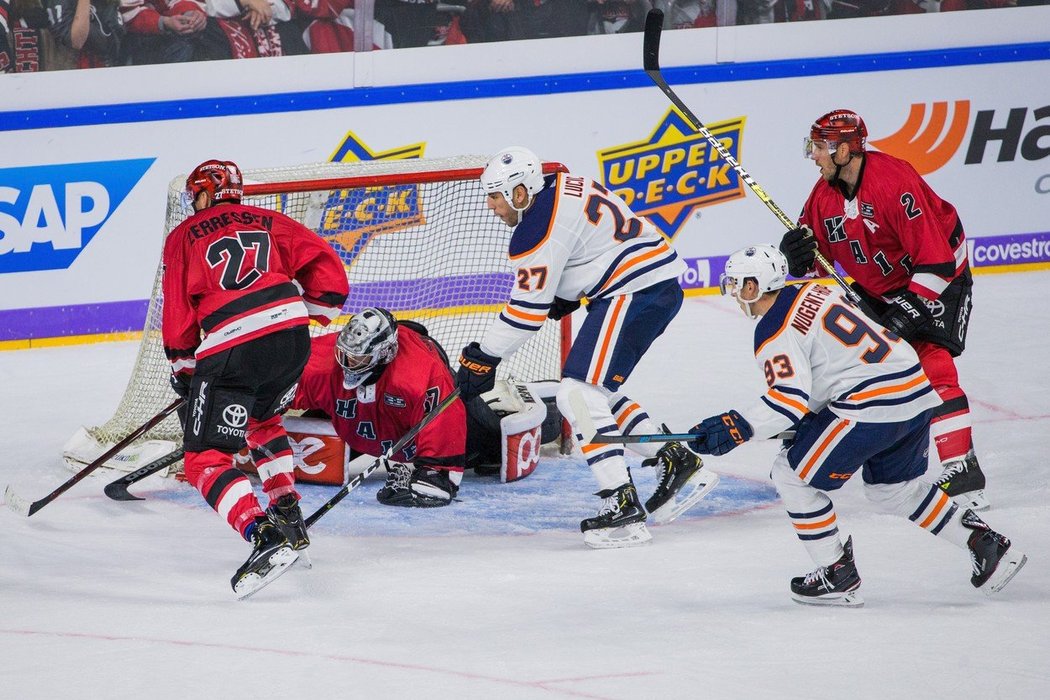 Edmonton Oilers hrál proti Kölner Haie