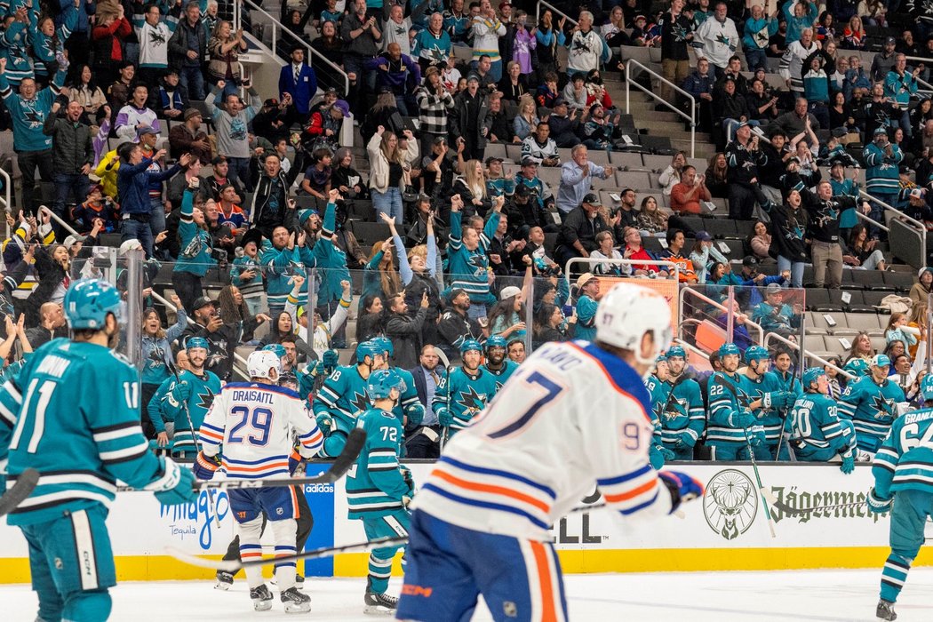 Edmonton se trápí, prohrál i na ledě San Jose Sharks