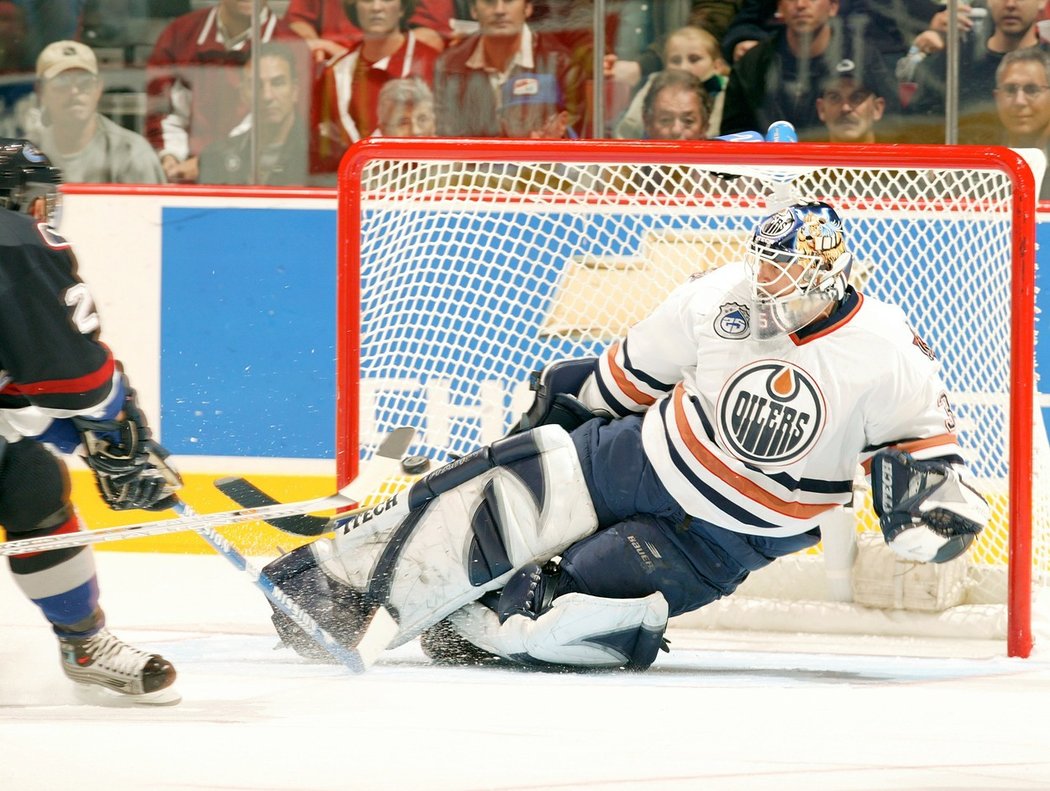 Za Edmonton chytal švédský gólman Tommy Salo celkem šest sezon