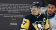 Evander Kane vyzval Sidneyho Crosbyho k reakci, legenda Penguins se vyjádřila