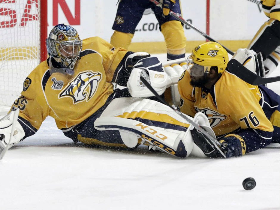 Pekka Rinne chytil Pittsburghu 27 střeleckých pokusů