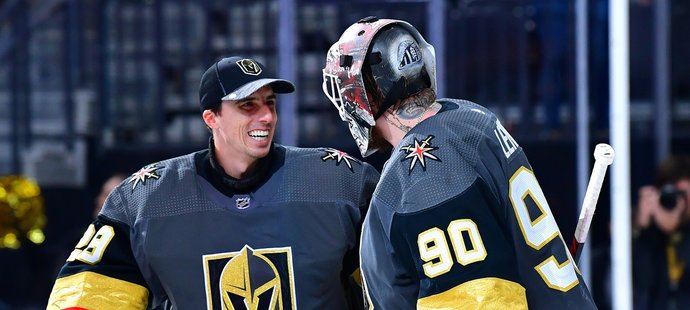 Vegas Golden Knights budou pokračovat s brankářskou dvojicí Robin Lehner a Marc-André Fleury.