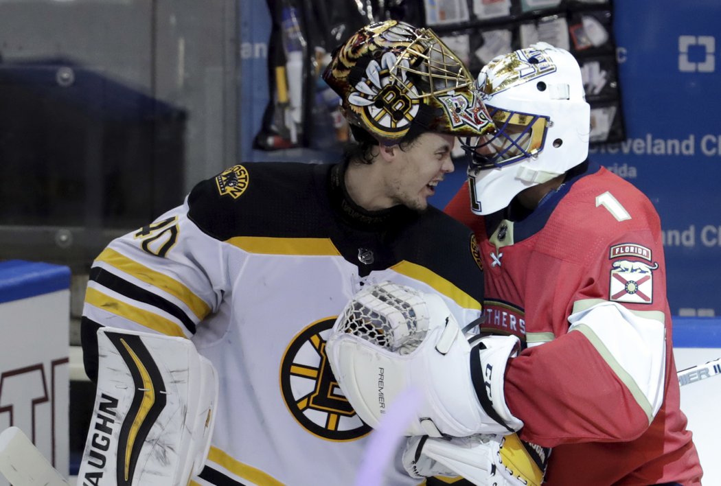 Roberto Luongo hrál tisící zápas v NHL, zaznamenal to i soupeř Tuukka Rask