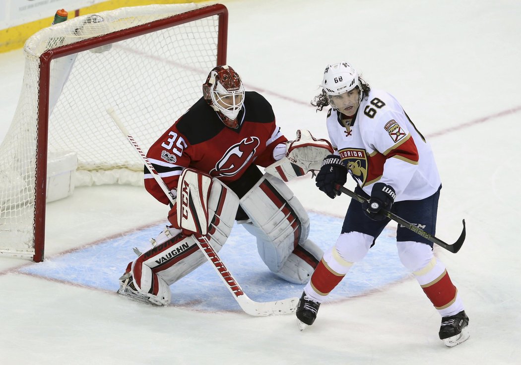 Jaromír Jágr se proti Devils bodově neprosadil, ale Florida vyhrála 3:0