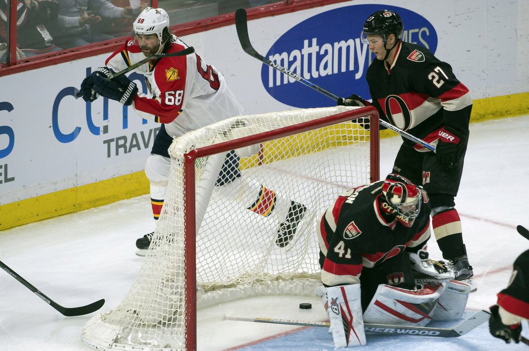 Jaromír Jágr vstřelil Ottawě svůj 27. gól v letošní sezoně NHL