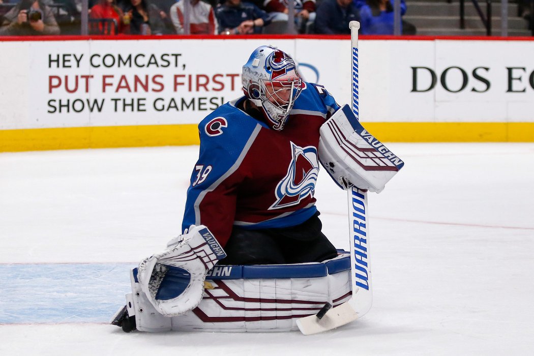 Colorado vedlo i díky dvěma gólům Mikka Rantanena 3:0 a Francouz živil až do 55. minuty naději na svou první nulu v NHL.