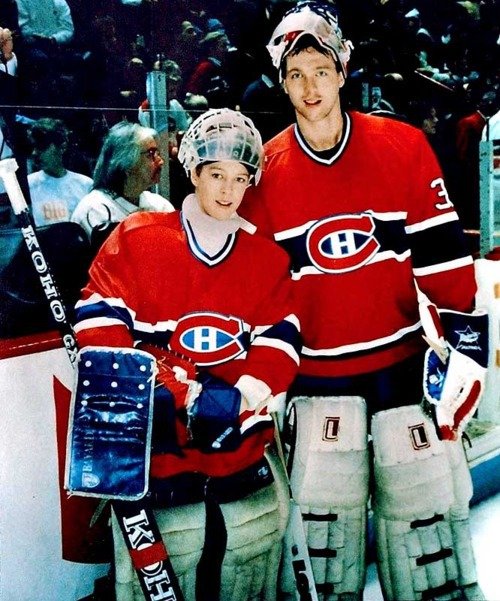 Jean-Sebastian Giguere a Patrick Roy