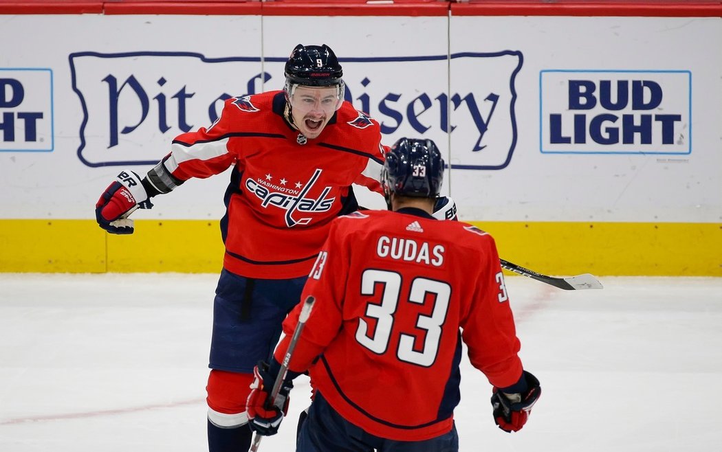 Radko Gudas vstřelil první gól v dresu Washingtonu od letní výměny z Philadelphie. 