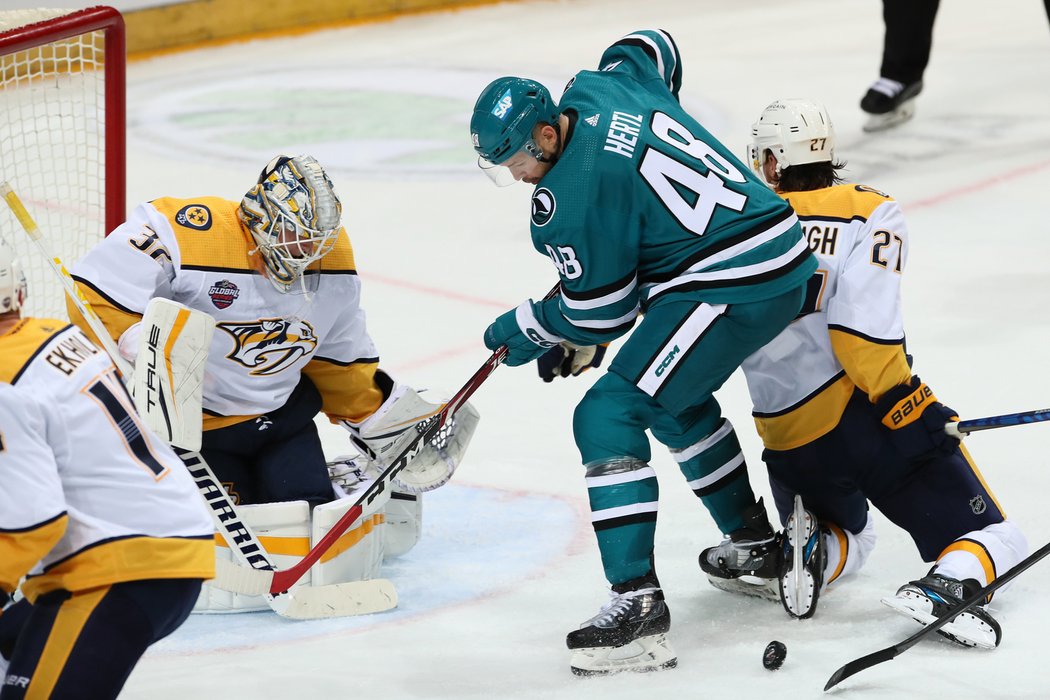 Tomáš Hertl se se svým týmem z NHL nedávno představil v Praze