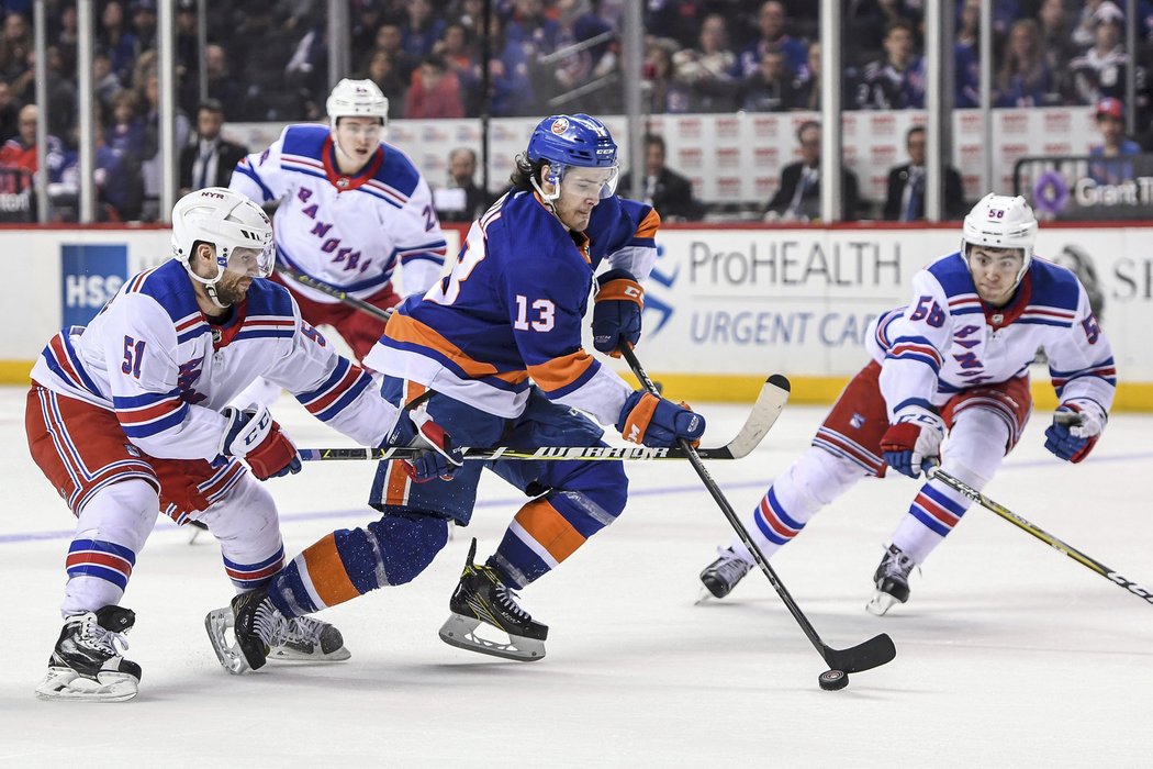 Mathew Barzal byl proti Rangers k nezastavení