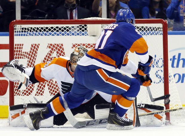 Takhle překonal John Tavares v nájezdech gólmana Masona. Takhle překonal John Tavares v nájezdech gólmana Masona.