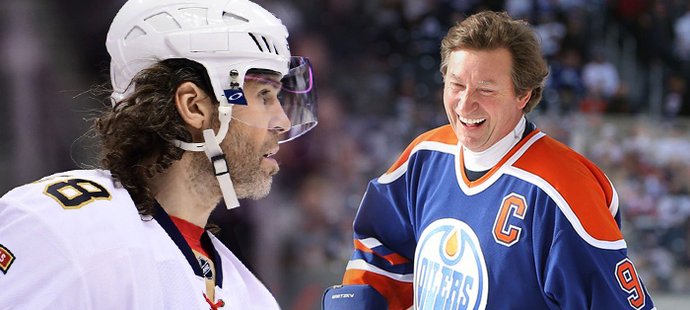 První Wayne Gretzky, druhý Jaromír Jágr. Takhle teď vypadá historická tabulka kanadského bodování NHL.