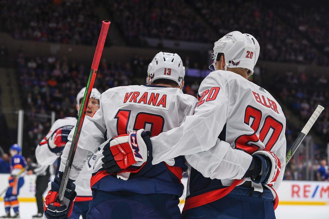 Capitals díky gólu Jakuba Vrány porazili Islanders 2:1.