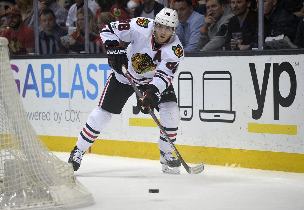 Útočník Blackhawks Patrick Kane