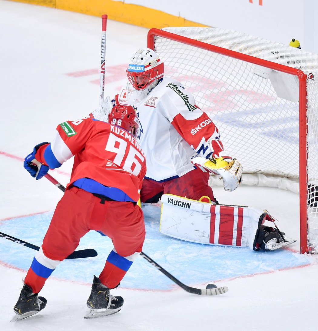 Ruský útočník Andrej Kuzmenko se v minulosti představil i proti české reprezentaci