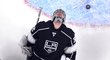 Jonathan Quick zpytuje svědomí po brance českého útočníka Tomáše Hertla