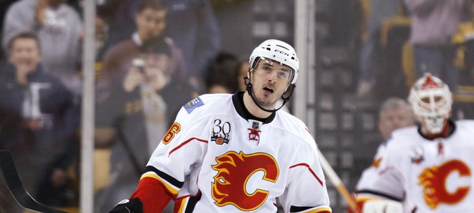 Aleš Kotalík v dresu Calgary flames