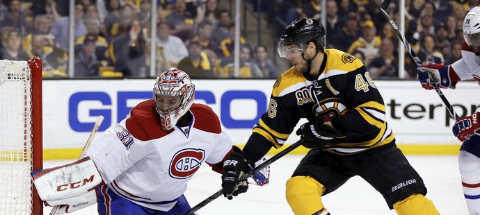 David Krejčí se v prvním zápase druhé kola play off proti Canadiens neprosadil a v play off zůstává na pouhých dvou asistencích