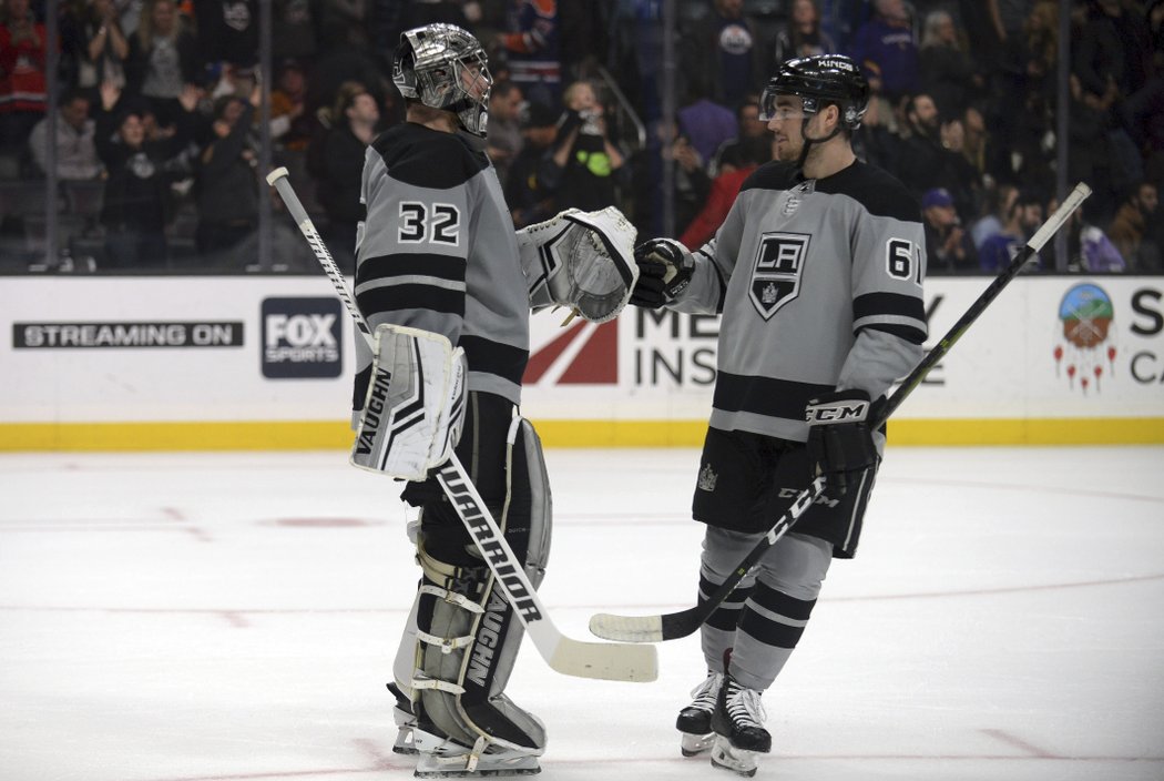 Jonathan Quick udržel proti Oilers nulu a připsal si 300. výhru v NHL