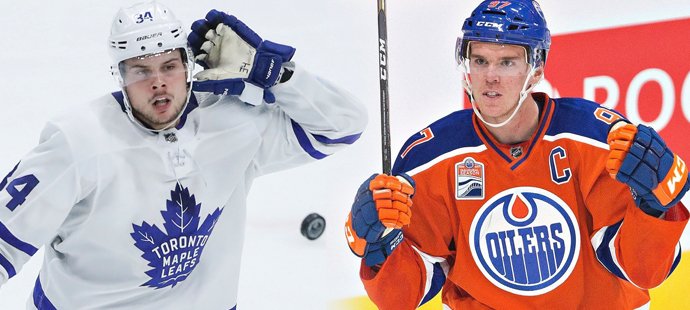 Auston Matthews a Connor McDavid jsou aktuálně dvě největší mladé hvězdy NHL