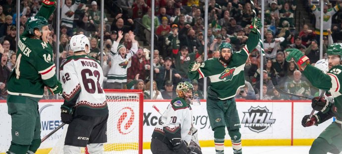 Karel Vejmelka na ledě Minnesoty sice třikrát inkasoval, Arizona ale slavila výhru