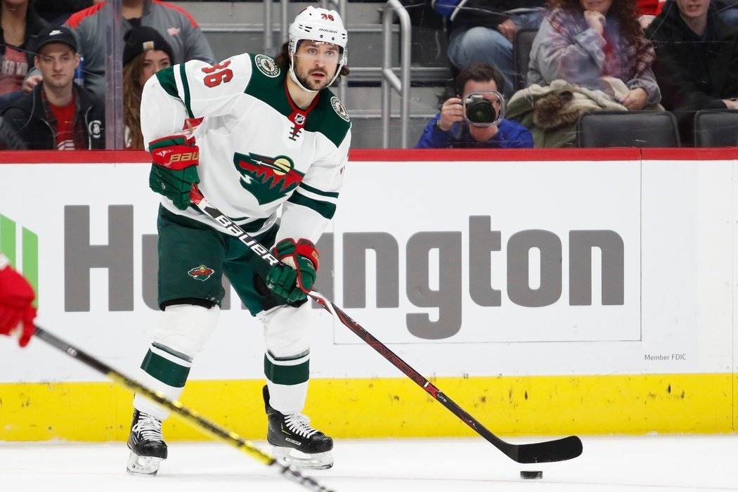 Norská hvězda Mats Zuccarello v dresu Minnesota Wild