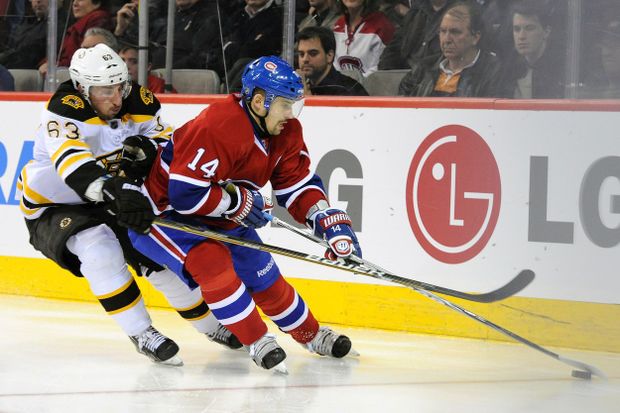 Ještě horší než já? Možná Brad Marchand, loví v hlavě Tomáš Plekanec Ještě horší než já? Možná Brad Marchand, loví v hlavě Tomáš Plekanec
